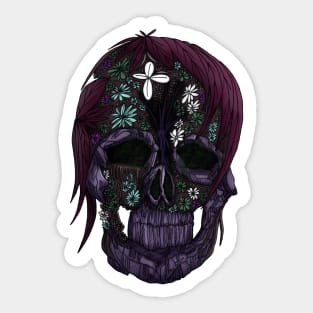 Plant Skull 3 Sticker